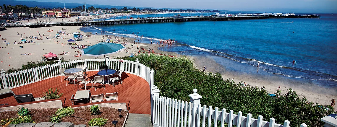 Patio and Beach